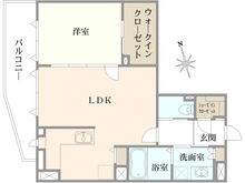 【東京都/板橋区東新町】ディーバウイングときわ台 間取り図