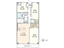 【東京都/練馬区貫井】富士見台マンション 間取り図