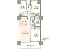 【東京都/板橋区板橋】板橋区役所前リリエンハイム 間取り図