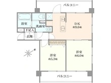 【東京都/板橋区熊野町】ライオンズマンション北池袋 間取り図