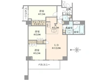 【東京都/渋谷区代々木】オープンレジデンシア代々木ザ・ハウス 間取り図
