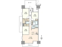 【東京都/北区豊島】ヴェレーナ王子 間取り図