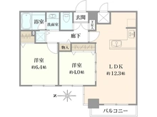 【東京都/新宿区中落合】キャッスルマンション目白西 間取り図