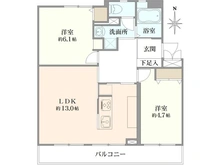 【東京都/板橋区前野町】前野台住宅5号棟 間取り図