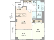 【東京都/板橋区蓮根】ライオンズマンション蓮根 間取り図