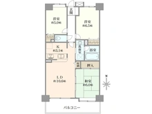 【東京都/北区滝野川】ライオンズプラザ新板橋 間取り図