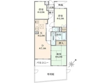 【埼玉県/朝霞市仲町】コスモ朝霞 間取り図