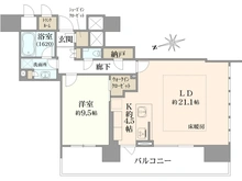 【東京都/豊島区南池袋】ブリリアタワー池袋 間取り図