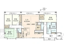 【東京都/板橋区南常盤台】メゾン南常盤台 間取り図