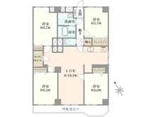 【神奈川県/横浜市港北区菊名】コーシン菊名第2マンション 間取り図
