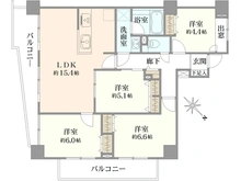 【東京都/板橋区志村】藤和シティホームズ志村城山 間取り図