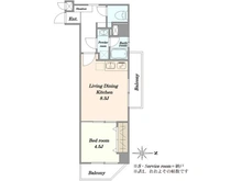 【東京都/板橋区中丸町】ジュウエル城西 間取り図