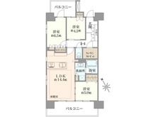 【東京都/北区田端新町】イニシア田端ツインマークス　 ウエスト 間取り図