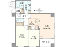 【東京都/豊島区池袋】ユニーブル池袋リ・ノヴァス 間取り図