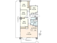 【東京都/北区東田端】コスモ田端グレイスフォーム 間取り図