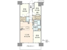 【東京都/西東京市ひばりが丘】シティテラスひばりが丘 C棟 間取り図