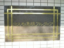 【東京都/板橋区坂下】コスモ蓮根アルティア マンション表札
