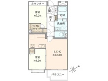 【東京都/板橋区坂下】コスモ蓮根アルティア 間取り図