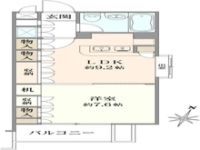【東京都/中野区東中野】ワコーレ東中野2 間取り図