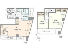 【東京都/台東区柳橋】浅草橋アムフラット 間取り図