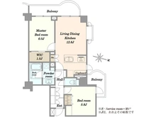 【東京都/目黒区駒場】朝日マンション駒場 間取り図
