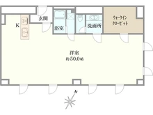 【東京都/渋谷区笹塚】シャトレーイン東京笹塚 間取り図