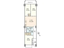 【東京都/目黒区中目黒】松風園ハイツ 間取り図