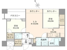 【東京都/港区麻布台】グランスイート麻布台ヒルトップタワー 間取り図