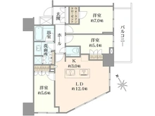 【東京都/渋谷区渋谷】プラウドタワー渋谷 間取り図