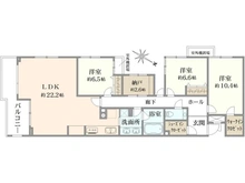 【東京都/渋谷区鉢山町】レジオン代官山 間取り図