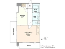 【東京都/渋谷区円山町】ライオンズマンション渋谷道玄坂 間取り図