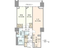 【東京都/渋谷区南平台町】ザ・パークハウス渋谷南平台 間取り図