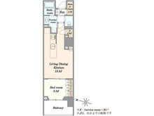 【東京都/新宿区高田馬場】パークシティ高田馬場 間取り図