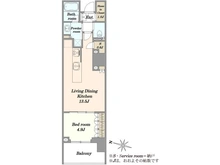 【東京都/新宿区高田馬場】パークシティ高田馬場 間取り図