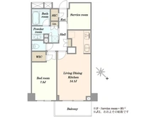 【東京都/渋谷区南平台町】南平台ハウス 間取り図