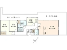 【東京都/渋谷区神宮前】D’クラディア神宮外苑ハイヴァリー 間取り図