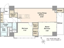 【東京都/港区南青山】南青山セピアコート 間取り図