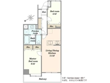 【東京都/目黒区青葉台】イトーピア目黒青葉台 間取り図