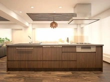 【東京都/渋谷区千駄ヶ谷】シビタス原宿 内装完成予想図（キッチン）：内装完成予想図に掲載されている、家具調度品等は価格に含まれません