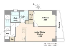 【東京都/港区南青山】南青山セピアコート 間取り図