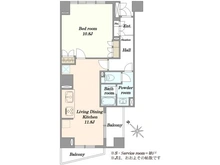 【東京都/目黒区青葉台】パークハウス渋谷山手 間取り図