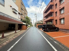【東京都/渋谷区千駄ヶ谷】東高原宿ペアシティ 前面道路