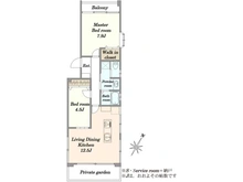 【東京都/渋谷区富ヶ谷】ガーデンハウス富ヶ谷 間取り図