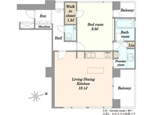 【東京都/千代田区三番町】シエルトーレ三番町 間取り図