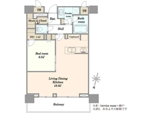 【東京都/新宿区西新宿】パークタワー西新宿 間取り図