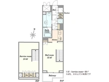 【東京都/渋谷区神山町】エクティ神山町 間取り図