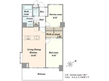 【東京都/渋谷区代官山町】ウィスティリアコート代官山 間取り図