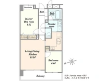 【東京都/渋谷区円山町】ライオンズマンション渋谷道玄坂 間取り図