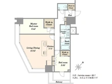 【東京都/渋谷区渋谷】プラウドタワー渋谷 間取り図