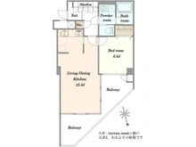 【東京都/渋谷区渋谷】渋谷美竹ハイム 間取り図